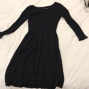 american eagle black dress